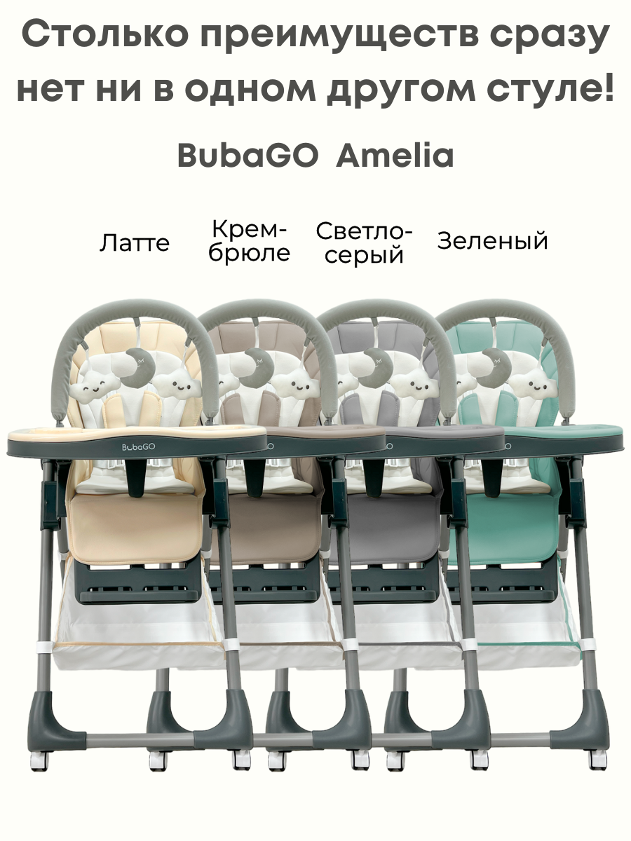 Стульчики для кормления BUBAGO Amelia.